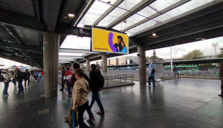 Pantalla Led transmilenio El Dorado