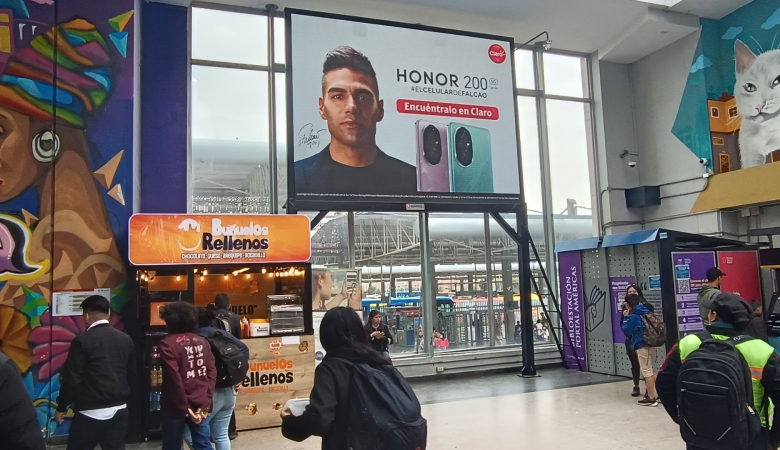 Pantalla LED En Transmilenio Portal Americas